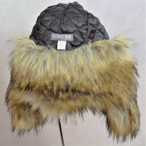 San Diego Hat Company Adult Unisex Faux Fur Trapper Hat - Picture 9 of 12